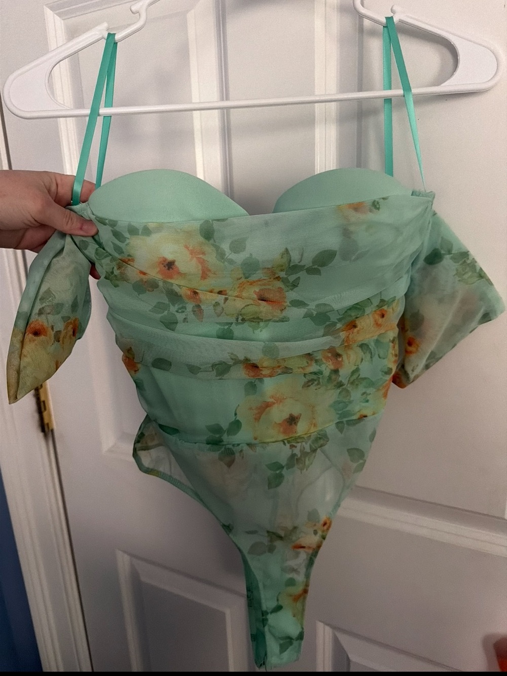 Windsor Floral Corset Bodysuit